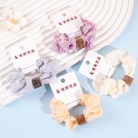 纱圈大方珠头绳皮筋