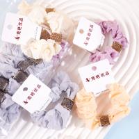 纱圈大方珠头绳皮筋