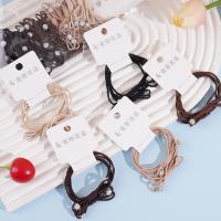 2根打结白钻珠头绳皮筋