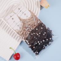 2根打结白钻珠头绳皮筋