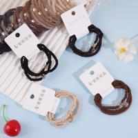 3 pieces of crystal-studded headbands with elastic bands