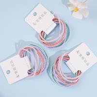 8 pieces of colorful ribbon-headed rubber bands from Ghent, Belgium