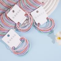 8 pieces of colorful ribbon-headed rubber bands from Ghent, Belgium