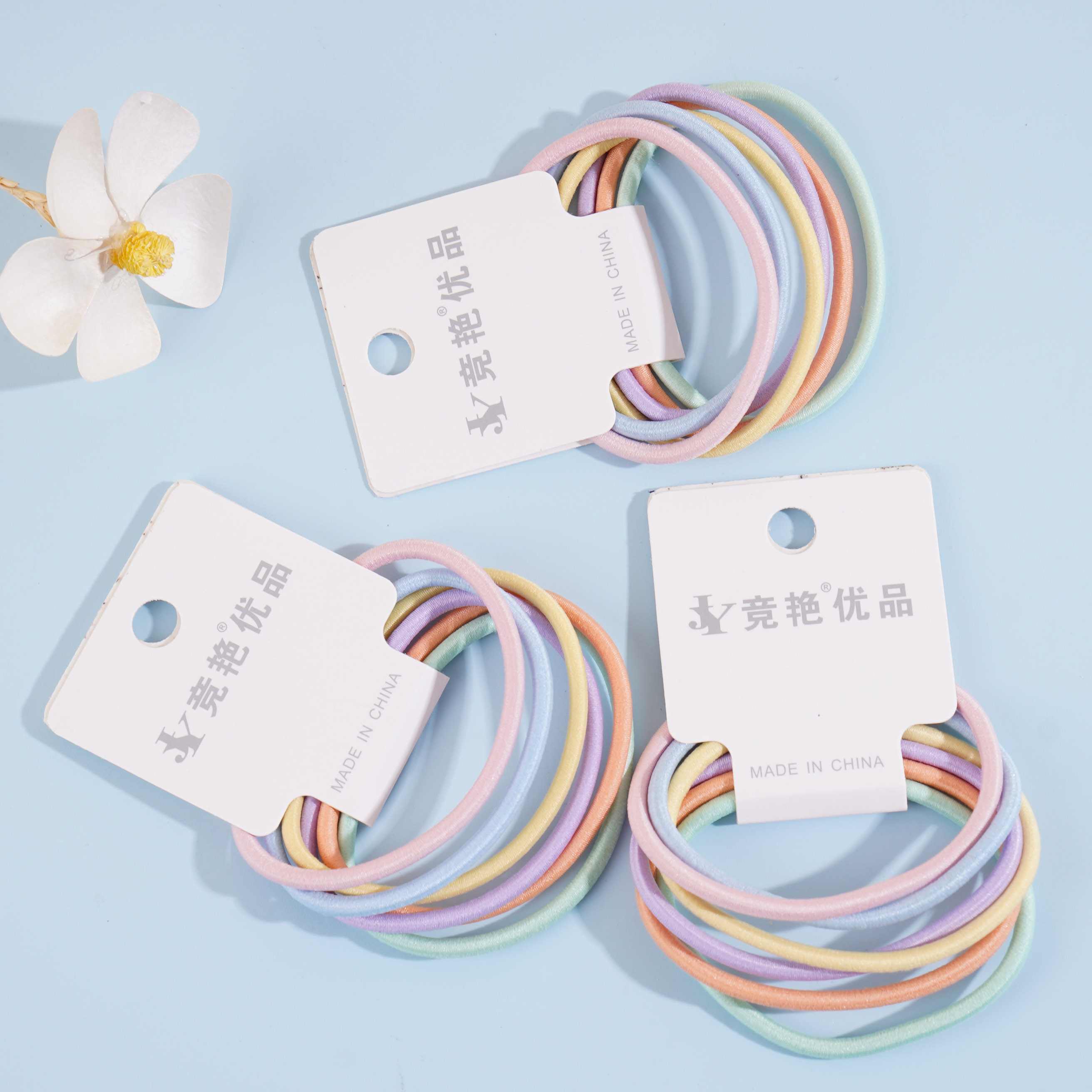 6根特A6条彩色头绳皮筋