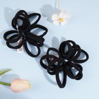 10 towel loop hanging card heads ropes and rubber bands (black)