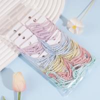 2 من أربطة الشعر المصنوعة من الجلد مع رأس لآلئ ثلاثي المواد من علامة "Rose"