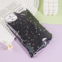 A set of three delicate bow-shaped headbands and elastic bands (black)