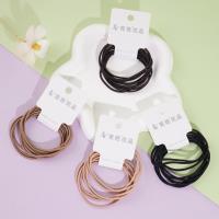 3 pieces of three-in-one head ropes with elastic bands (black)