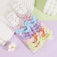 Colored beads, colorful small intestine tassels, and rubber bands