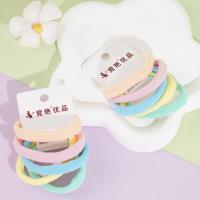 5根彩色毛巾圈头绳皮筋（混）