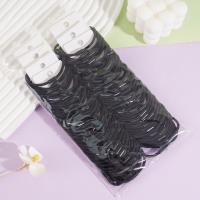 5根扁管黑头绳皮筋