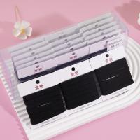 6 packs of boxed towels (black)