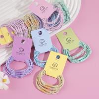 4 colorful headbands and hair ties