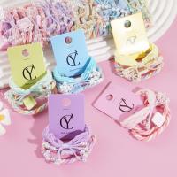 3根蝴蝶结珍珠组合头绳皮筋