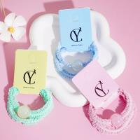 2 beaded headbands with elastic bands