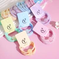 2 beaded headbands with elastic bands