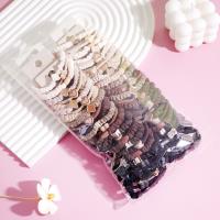 3 four-leaf clover heart-shaped combination headbands and hair ties