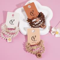 3-star diamond-shaped combination headband and rubber band set