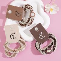 2根珍珠花朵组合头绳皮筋