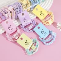 3 pieces of pearl bear-themed headbands with elastic bands
