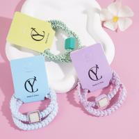 2根方钻组合头绳皮筋