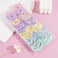 3根彩色蝴蝶结珍珠组合头绳皮筋