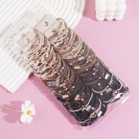 4 ball-shaped knotted headbands with elastic bands