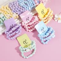 3根彩色爱心款组合头绳皮筋