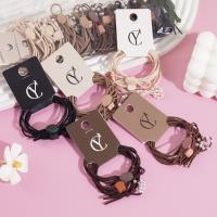 3 pieces of pearl rabbit-themed headbands with elastic bands