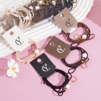 3 large pearl star-shaped combination headbands with elastic bands