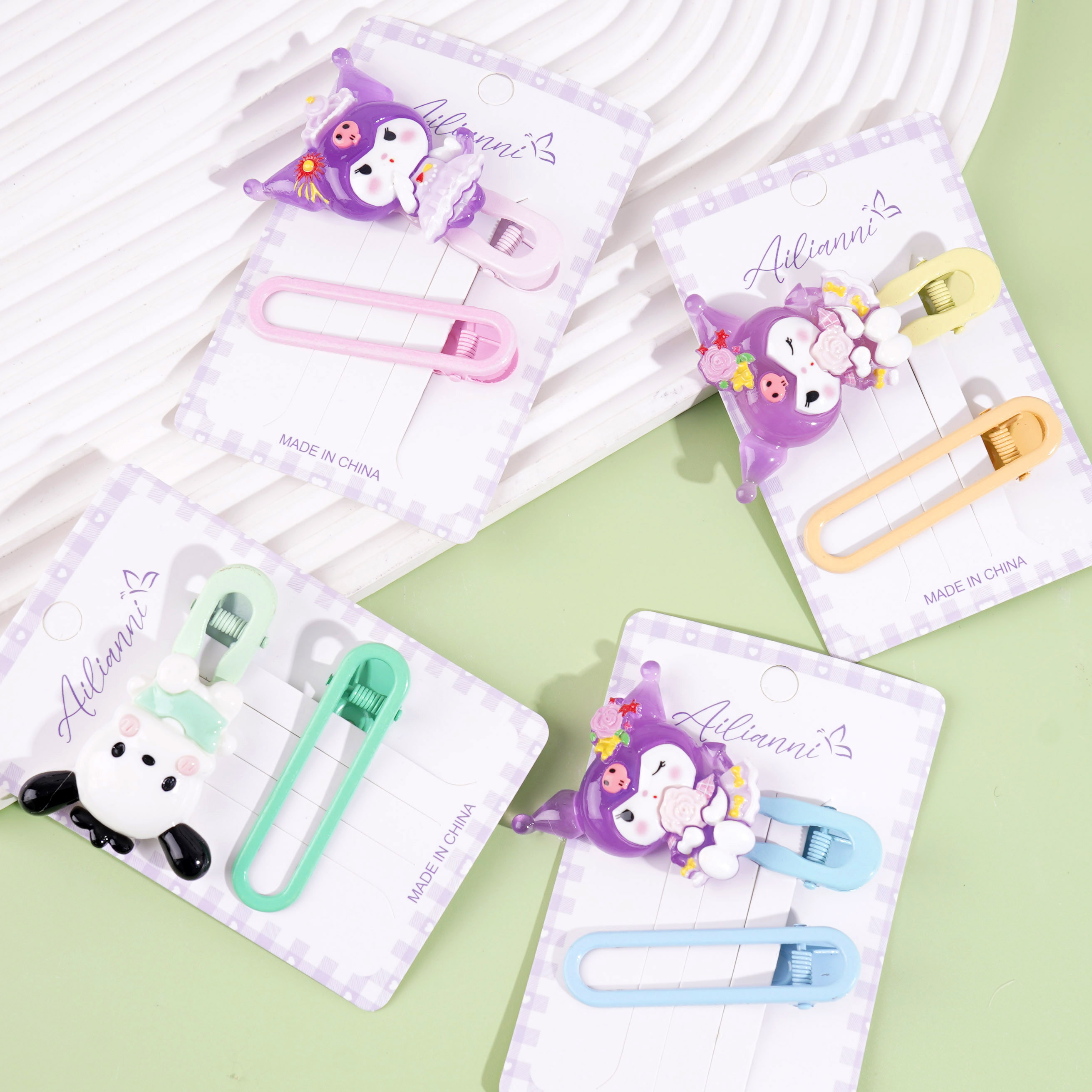 盒装卡通套装发夹鸭夹（混装）