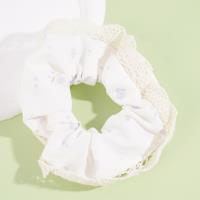 碎花镂空花边头花肠圈