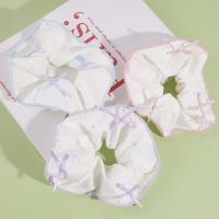 小碎花蝴蝶结头花肠圈