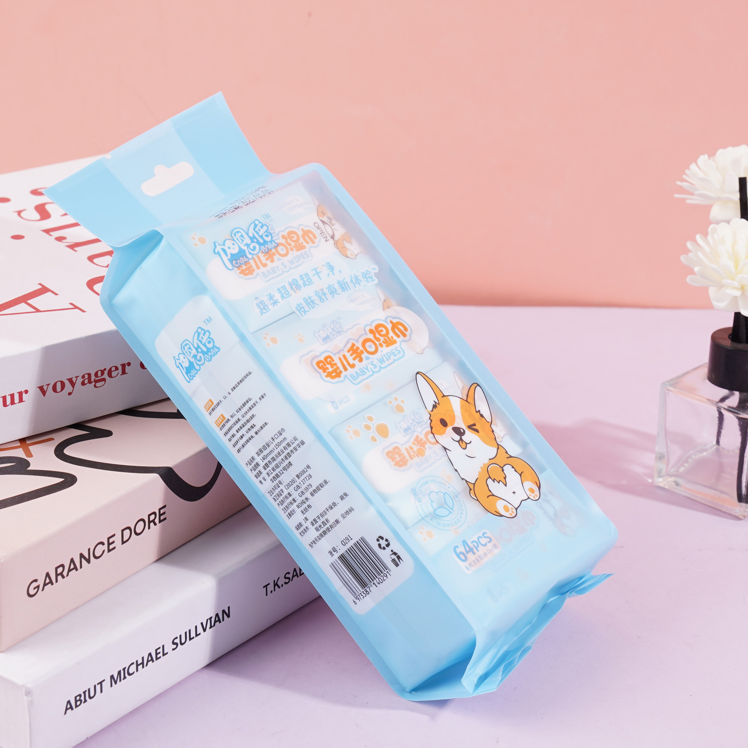 Dog Mini Eight-Pack Wet Wipes 0219