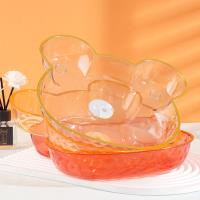 صحن فواكه ملون بنقشة ذهبية من 802 Bear (ملون متعدد الألوان)