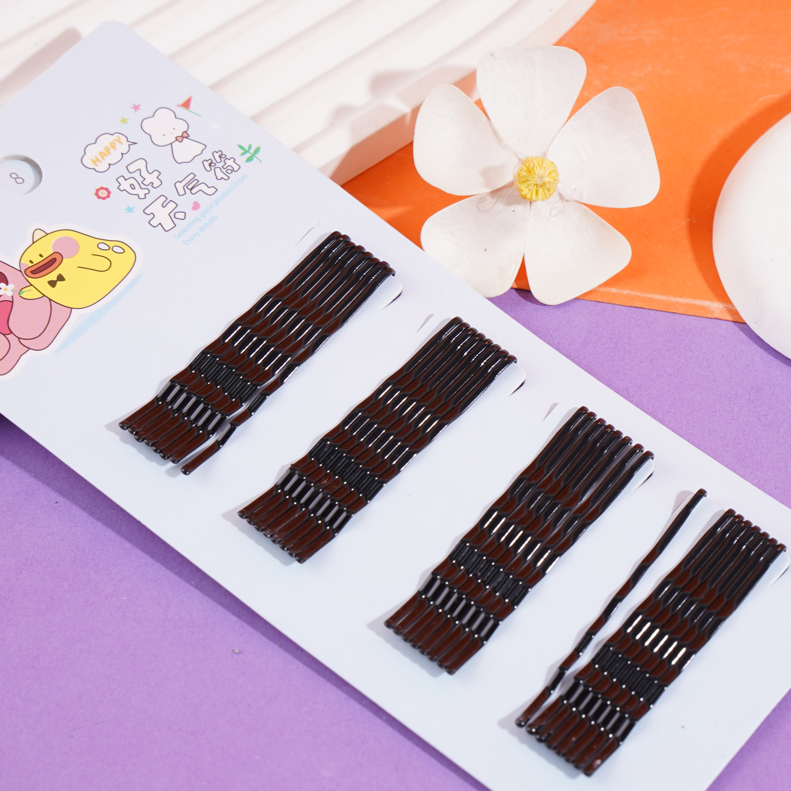 2457胖胖熊小卡一字夹