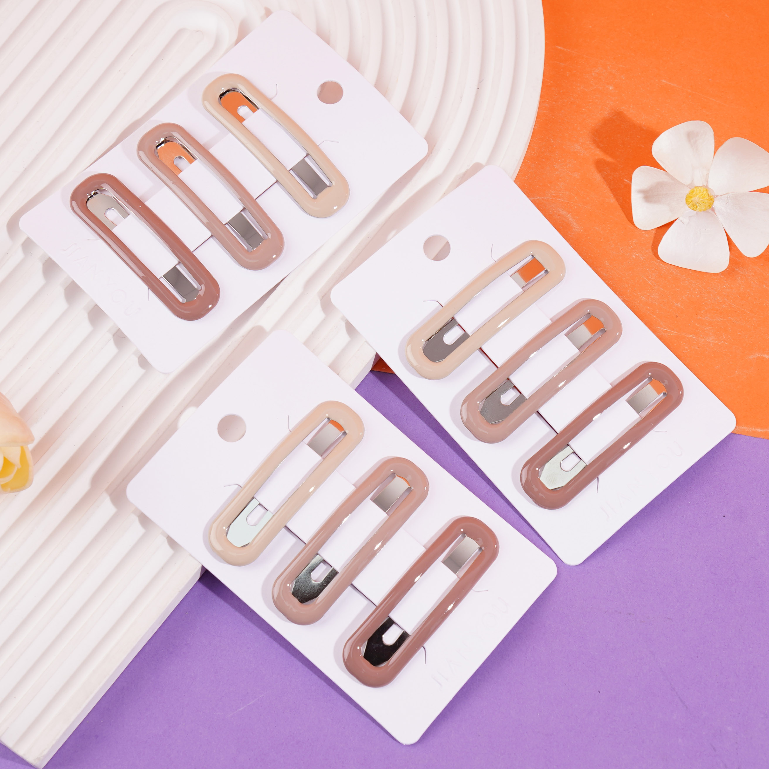 0484电镀6CI滴油奶咖bb夹