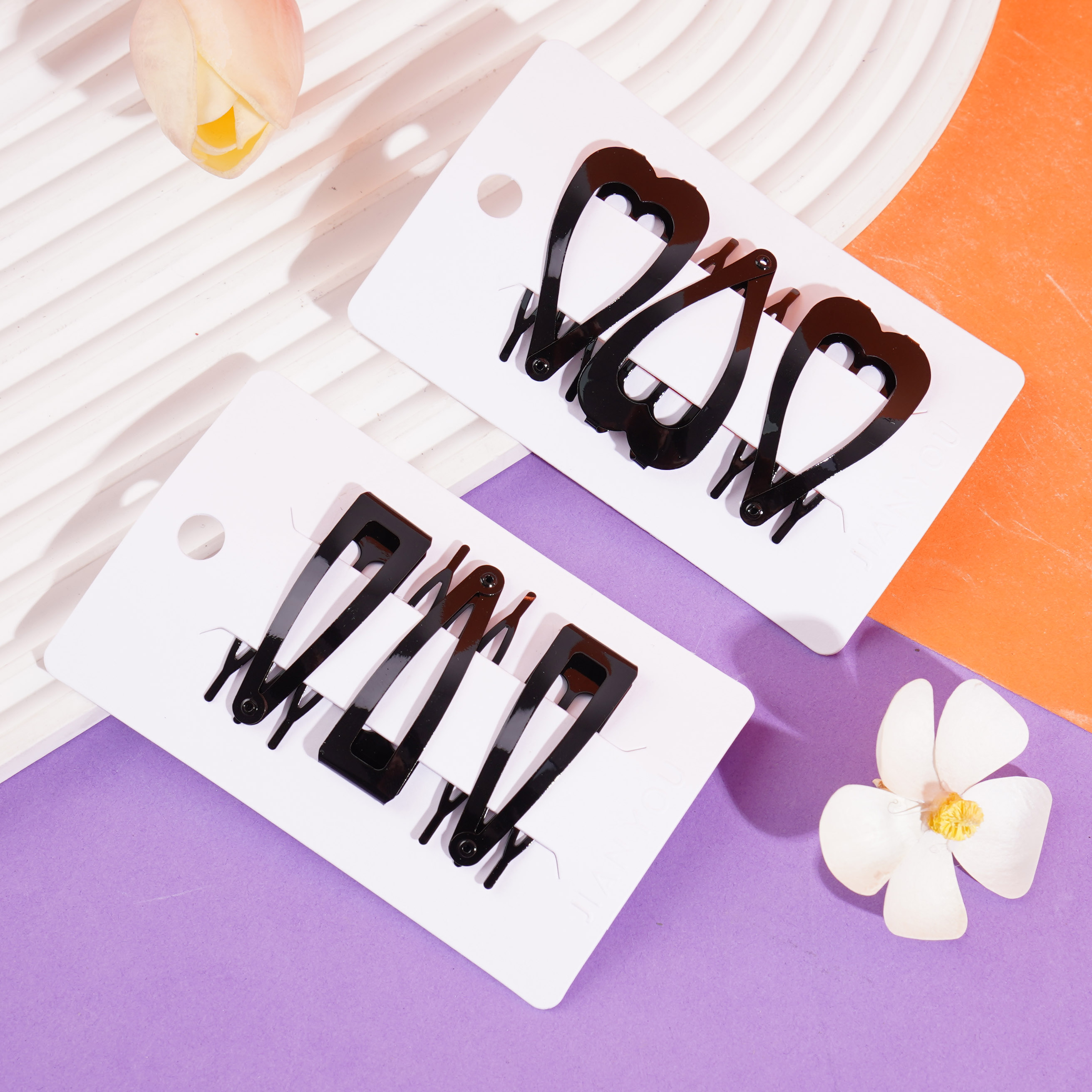 0606/30卡奶咖(黑)发梳bb夹