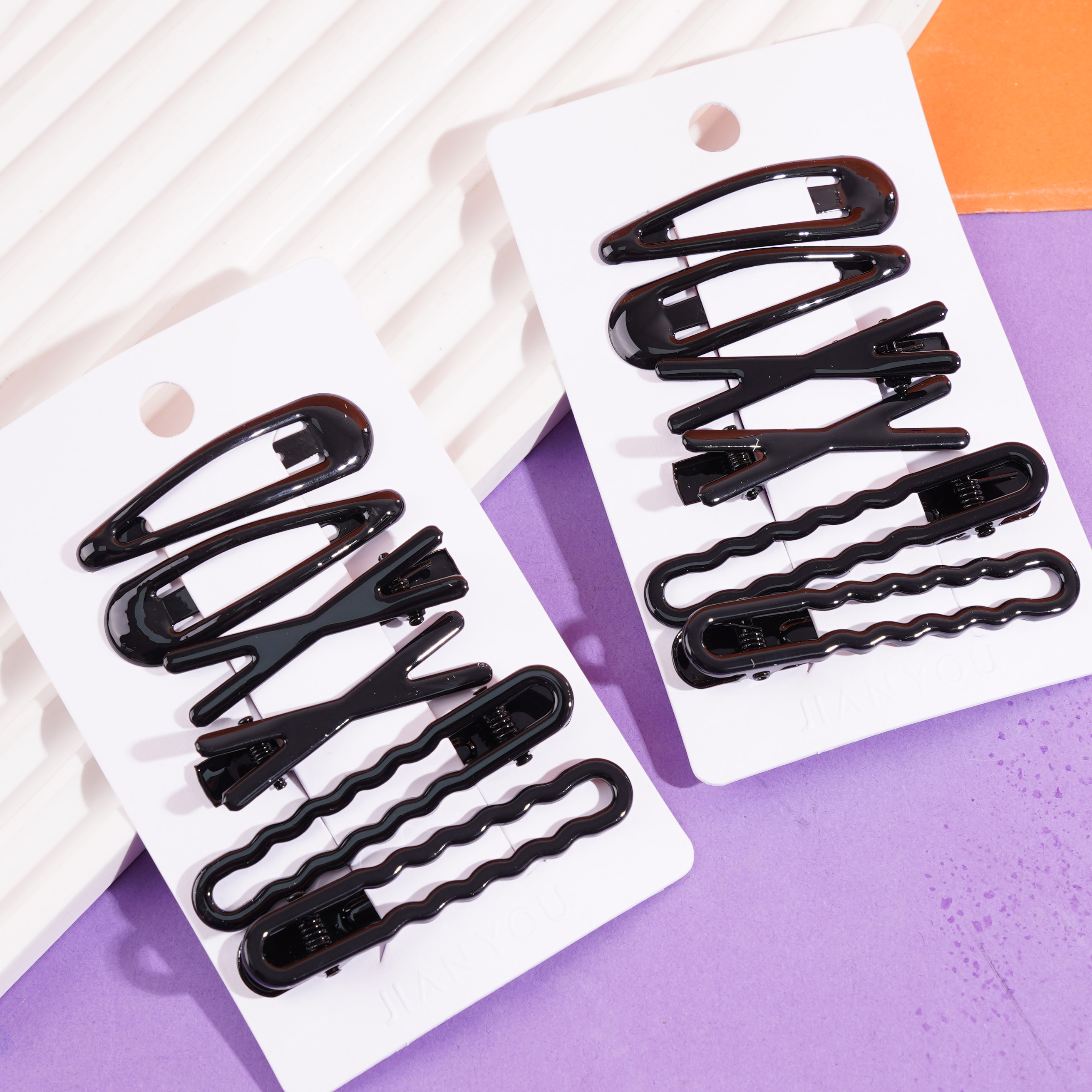 1986 #Black BB Clip and Press Clip Set