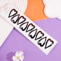 A long strip of heart-shaped cartoon BB stickers