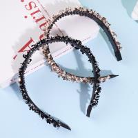 Chanel-style semi-circular beaded headband/hair clip
