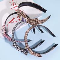 Plaid bow headband/hair clip
