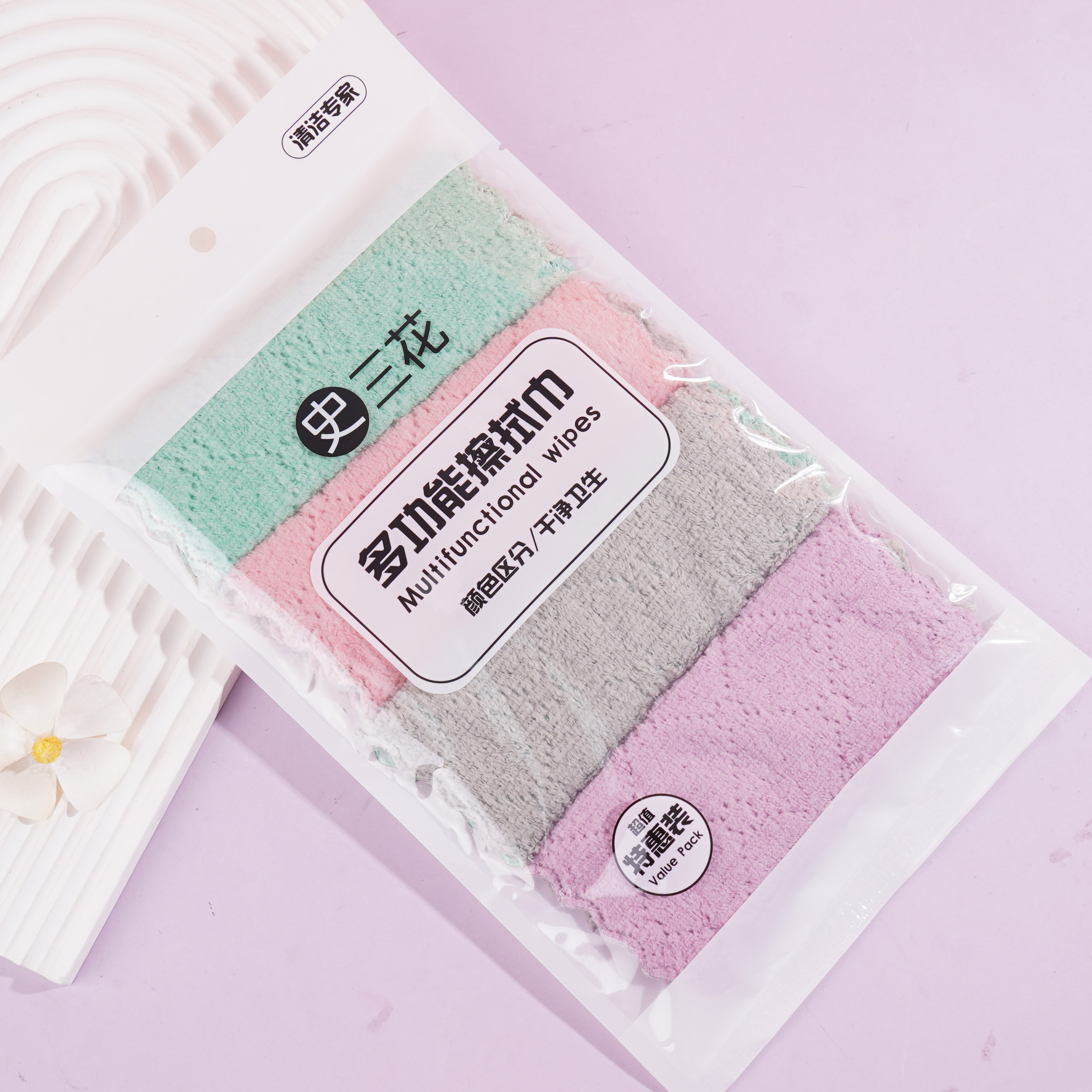 4片多功能擦拭巾6004