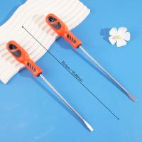 An 8-inch red handle Phillips screwdriver