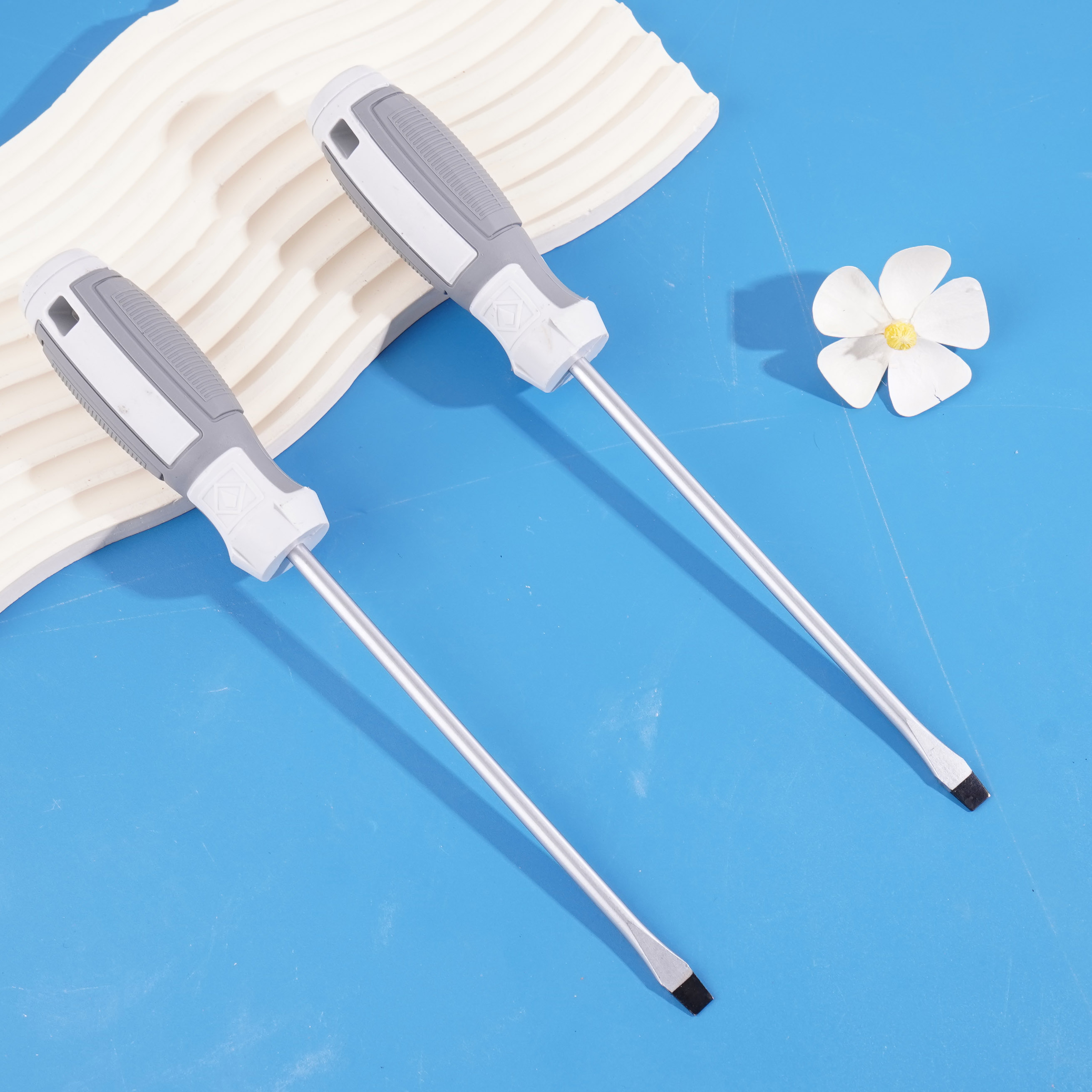 The white powder coated 6-inch Phillips screwdriver, model 363