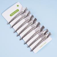 Eight silver long clips for ducks and BB clips