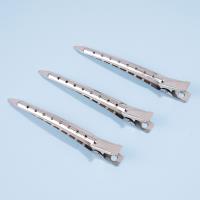 Eight silver long clips for ducks and BB clips