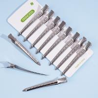 Eight silver long clips for ducks and BB clips