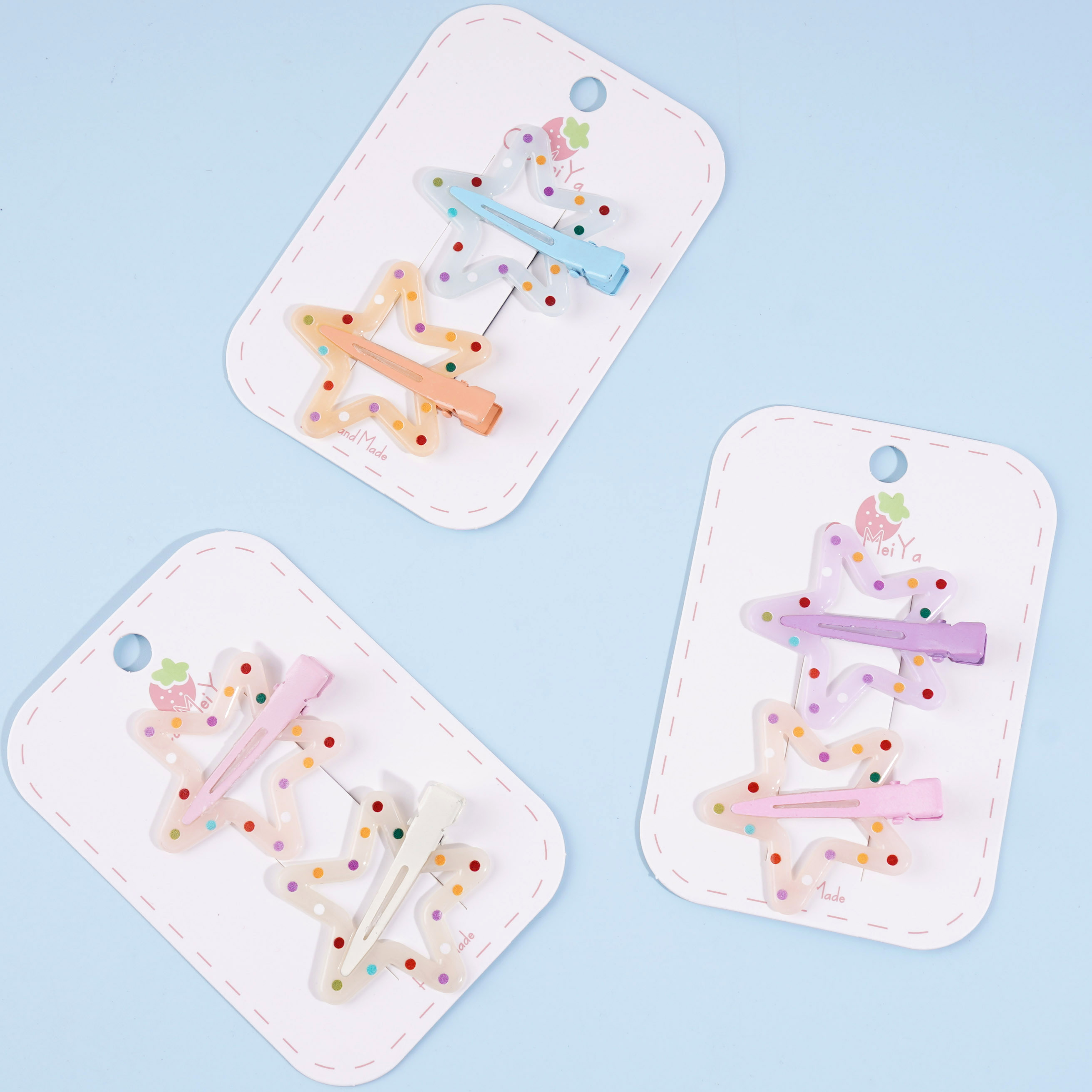 Plastic five-star clamp, duck clamp, BB clamp