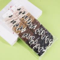 2 heart-shaped towel rings with rope and rubber bands